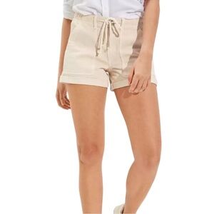 American Eagle Outfitters Tomgirl Denim Shorts in‎ Empire Cream Size 18